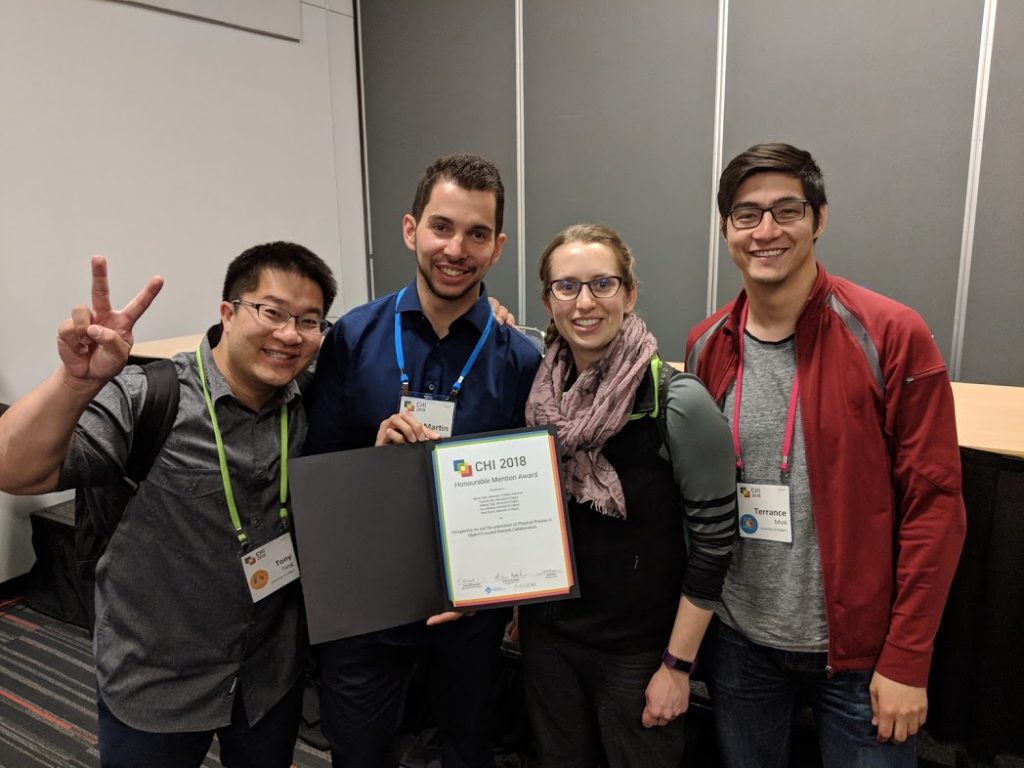 CHI 18 best paper honorable mention